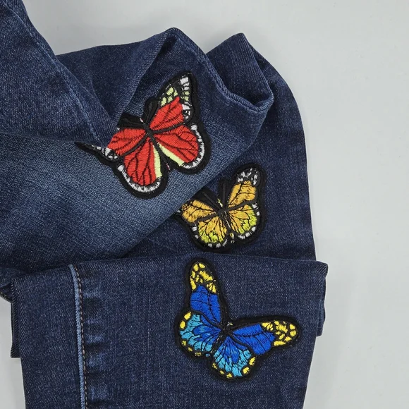 Articles Of Society Sarah Cut Off Hem Butterfly Jeans - Picture 4 of 10